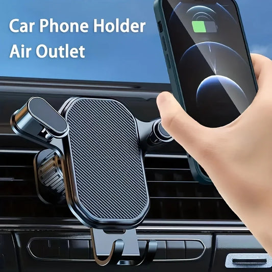 Universal Car Air Vent Clip Mount Phone Holder for 4.7-6.7 Inch Mobile Devices Smartphone GPS Navigation Stand
